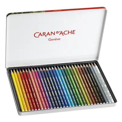 CARAN D, ACHE Buntstifte PRISMALO Aquarelle, 30er Metalletui