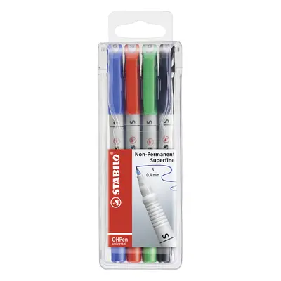 STABILO Nonpermanent-Marker OHPen universal, 4er Etui