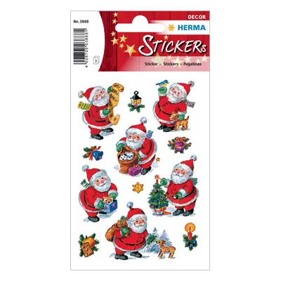 HERMA Weihnachts-Sticker DECOR , Lustiger Nikolaus, , Papier