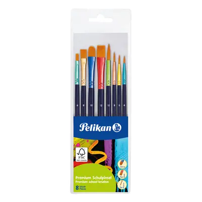 Pelikan Pinsel-Set Premium, 8-teilig, sortiert