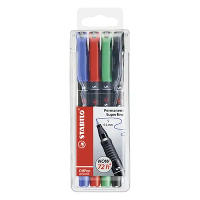 STABILO Permanent-Marker OHPen universal, permanent 4er Etui