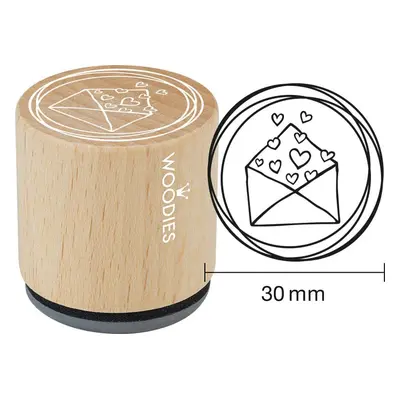 COLOP Motiv-Stempel Woodies , Briefumschlag mit Herzen,