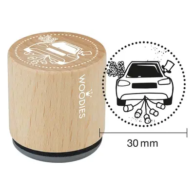 COLOP Motiv-Stempel Woodies , Auto mit Blechbüchsen,