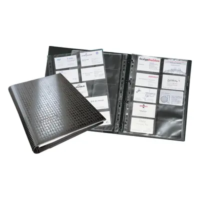 DURABLE Visitenkarten-Ringbuch VISIFIX centium, schwarz