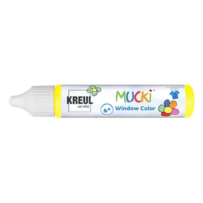 KREUL Window Color Pen , MUCKI, , gelb, 29 ml