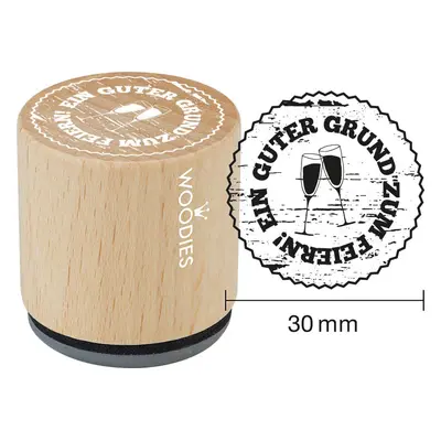 COLOP Motiv-Stempel Woodies , Guter Grund zum Feiern, II