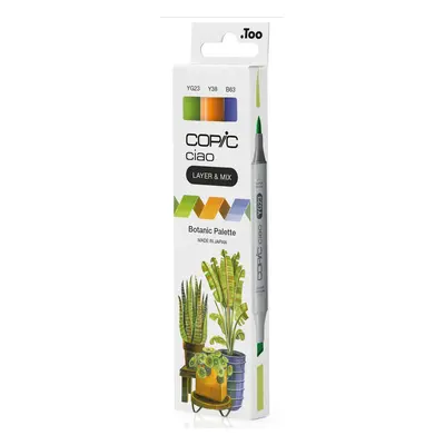 COPIC Marker ciao, 3er Set , Botanic Palette,