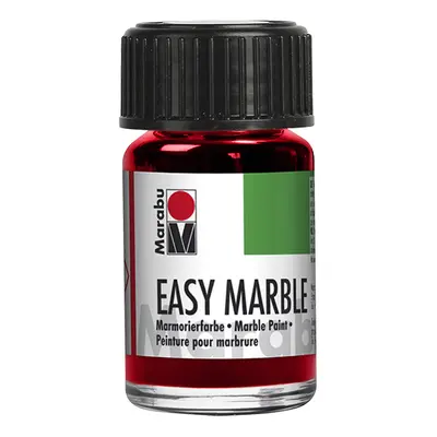 Marabu Marmorierfarbe , Easy Marble, , kirschrot, 15 ml, Glas