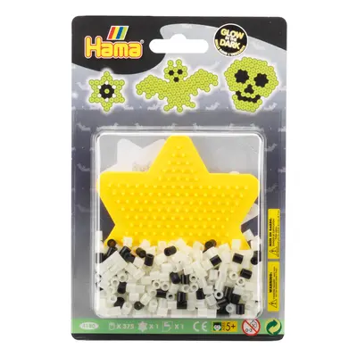 Hama Bügelperlen midi , Grusel/Glow in the dark, , im Blister