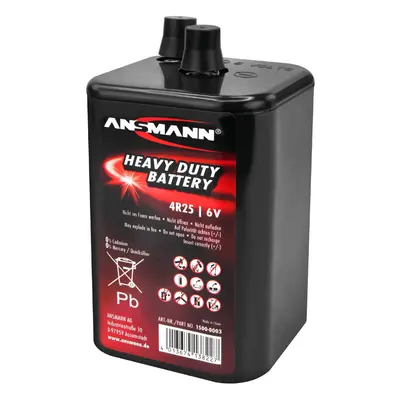 ANSMANN Zink-Kohle Batterie, 4R25, 6 Volt