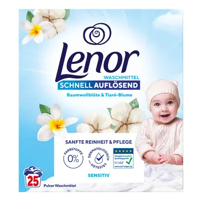 Lenor Waschpulver Sensitiv, 1,5 kg - 25 WL