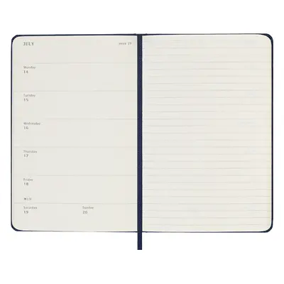 MOLESKINE Taschenkalender 2025, Wochen, P/A6, Hardcover,blau