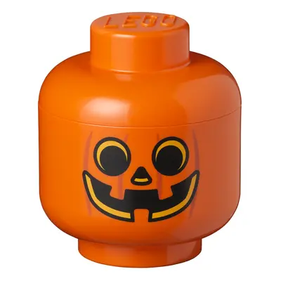 LEGO Aufbewahrungskopf STORAGE HEAD PUMKIN, S, 2 Liter