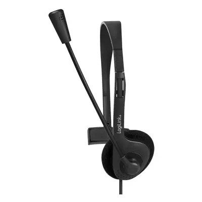 LogiLink Mono Headset, mit Mikrofon, 3,5 mm Klinkenstecker