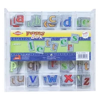 KLEIBER Buchstaben-Applikationen , Funny Box - Letters,