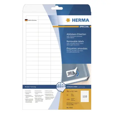 HERMA Universal-Etiketten SPECIAL, 99,1 x 139 mm, weiß