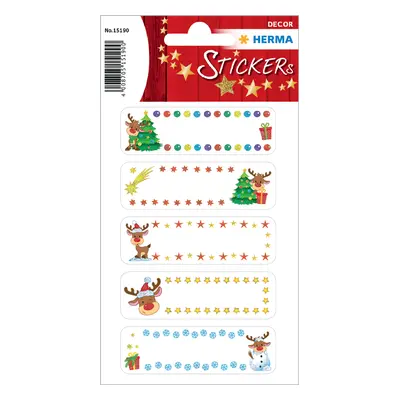 HERMA Weihnachts-Geschenkesticker DECOR , Little Rudolph,