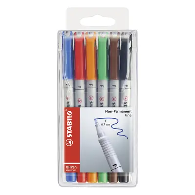 STABILO Nonpermanent-Marker OHPen universal, 6er Etui