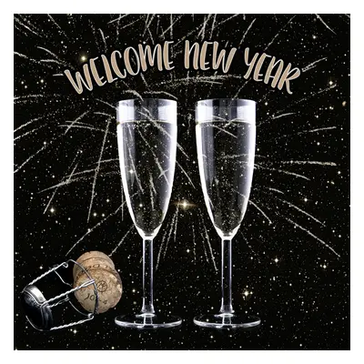 PAPSTAR Silvester-Motivservietten , Welcome New Year,