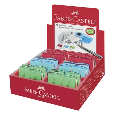 FABER-CASTELL Kunststoff-Radierer SLEEVE MINI, sortiert