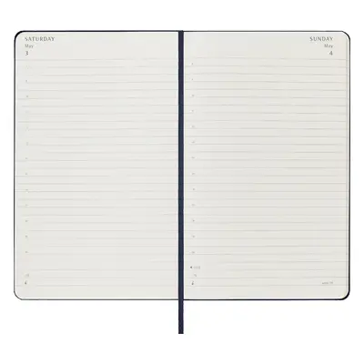 MOLESKINE Taschenkalender 2025, Tage, P/A6, Softcover, blau