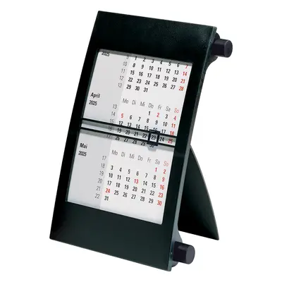 Rido idé Tischkalender , 3-Monatskalender, 2025/2026, schwarz