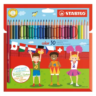 STABILO Buntstifte color, sechseckig, 30er Karton-Etui