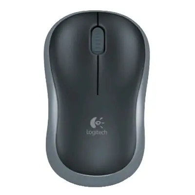 Logitech Optische Maus M185, kabellos, grau