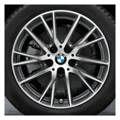 BMW Winter Radsatz 1er F40, 2er F44 Y-Speiche 489 orbit grey bright polished