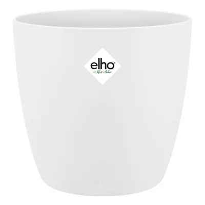 Elho Brussels Round Topf - recycelter Kunststoff - Ø20cm x H19cm - Indoor-Topf