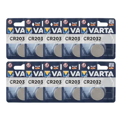 10 x 1er Batterie „CR2032“