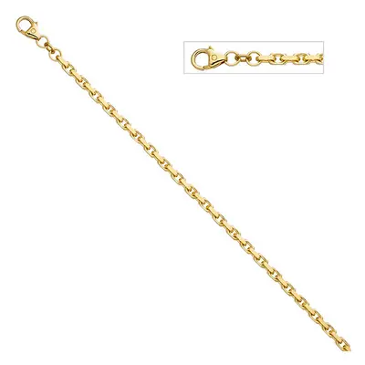 SIGO Ankerarmband 585 Gold Gelbgold diamantiert 21 cm Armband Goldarmband