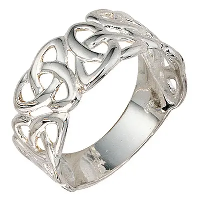 SIGO Damen Ring breit 925 Sterling Silber Silberring