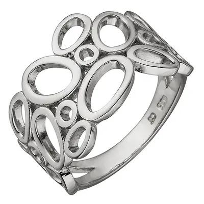 SIGO Damen Ring breit 925 Sterling Silber Silberring