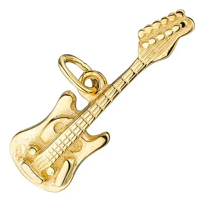 SIGO Anhänger Gitarre 925 Sterling Silber gold vergoldet