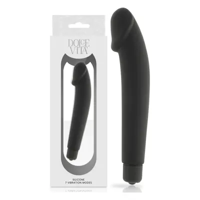 DOLCE VITA - REALISTIC BLACK SILICONE