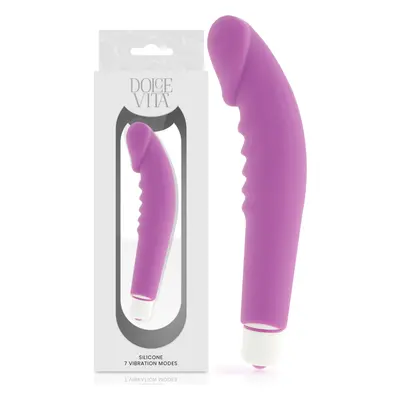 DOLCE VITA - REALISTIC PLEASURE PURPLE SILICONE