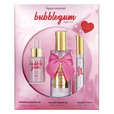 BIJOUX - INDISCRETS BUBBLEGUM-SPIELSET MIT ÖL GEL UND LIPGLOSS