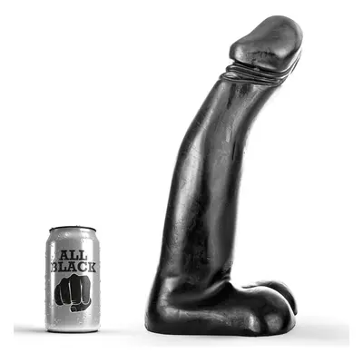 ALL BLACK - REALISTISCHER SCHWARZER FISTINGDILDO 29 CM