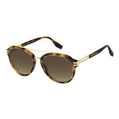 Marc Jacobs Herren MARC 585/S 2IK/HA Sonnenbrillen Acetat Havanna Braun Rund Normal Schattiert