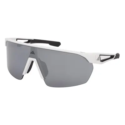 Adidas Sport Unisex SP0103 ADIDAS ANEMOS 21C Sonnenbrillen Injiziert Weiß Rauch Maske Normal