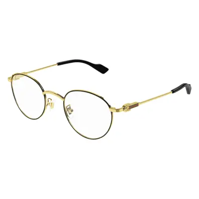 Gucci Herren GG1222O 001 Optische Fassungen Metall Gold Rund