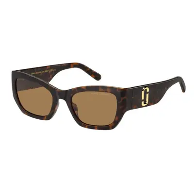 Marc Jacobs Damen MARC 723/S 086/70 Sonnenbrillen Injiziert Havanna Braun Cat Eye