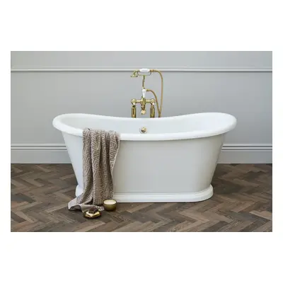 Wannen mit Sockel Retro/Vintage Serie Burlington Weiß von Burlington Bathrooms