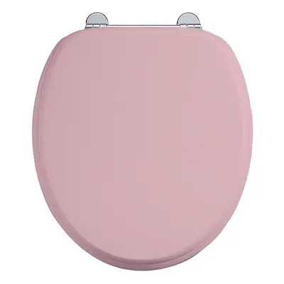 WC Sitz Retro/Vintage Serie Burlington Bespoken Pink von Burlington Bathrooms