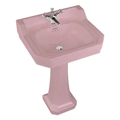 Waschbecken Retro/Vintage Serie Burlington Bespoken Pink von Burlington Bathrooms