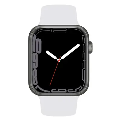 Apple Watch (Series 7) Edelstahl 45 mm GPS - Graphit (Zustand: Gut)