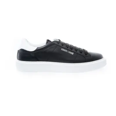 Elegant Black Leather Sneakers for Men