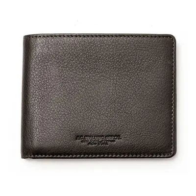 Manhattan Elegance Horizontal Wallet in Dark Brown