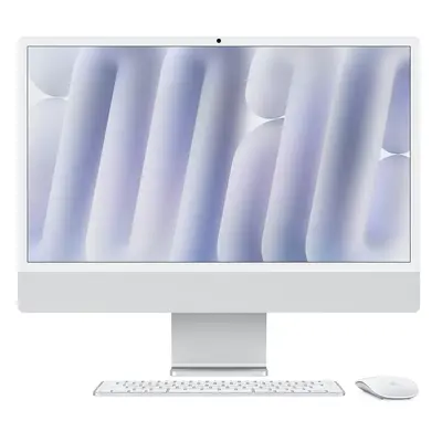 Apple iMac 24'' M4 10-Core CPU 10-Core GPU - Silber - NanoGlas - 24GB - 1TBSSD - Maus - TID-ZFB